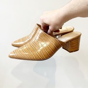 Lulus Camel Pointed Heeled Mules